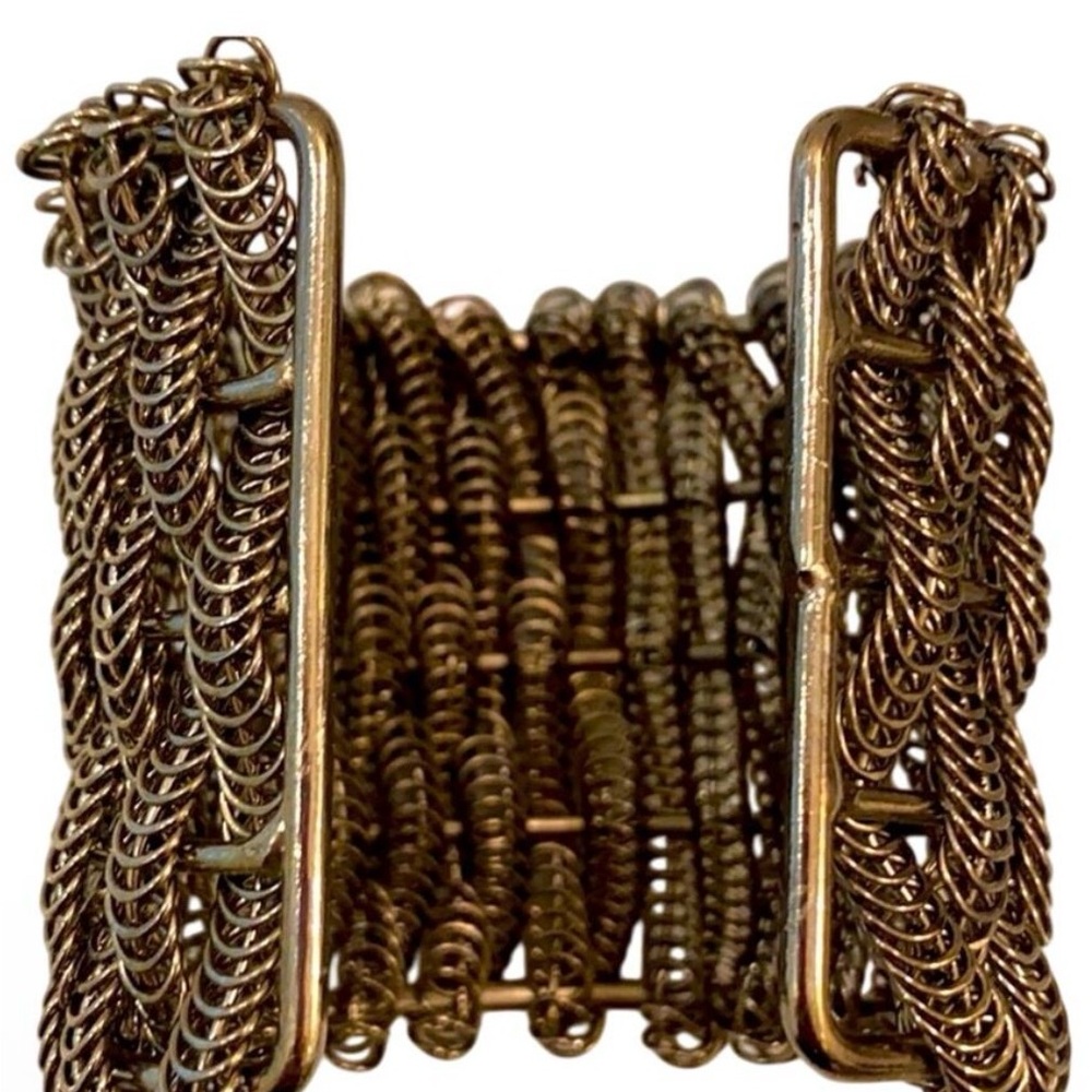 Gunmetal Wire Mesh Cuff Bracelet - Picture 5 of 5